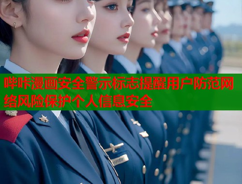 哔咔漫画安全警示标志提醒用户防范网络风险保护个人信息安全
