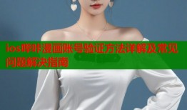 ios哔咔漫画账号验证方法详解及常见问题解决指南