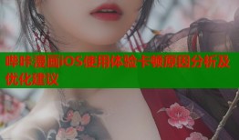哔咔漫画iOS使用体验卡顿原因分析及优化建议